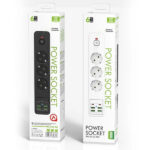Power Socket BKL-03 EU 3AC 4 USB 2 Type-c without timer