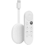 Chromecast  Google TV With REMOTE – WHITE