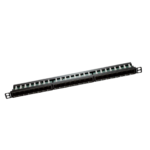 D-Link 24 Port Cat6 Unshielded Fully Loaded Patch Panel - Keystone Type -0.5U