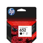 HP 652 Black Original Ink Advantage Cartridge (F6V25AE)