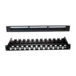 D-Link 24 Port Unloaded Patch Panel for UTP Cat5e/Cat6 Keystone Jacks -1U