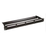 D-Link 24 Port Cat6 Shielded Fully Loaded Patch Panel - Keystone Type with Shutter- 1U