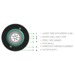 D-Link 12 Core Single Mode Unitube Armored Outdoor Fiber Cable