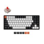 Keychron K2 ANSI 75% Layout 84 Key , Red Switch RGB Hot-Swap Aluminum Frame Gateron G Pro M