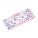 Royal Kludge R75Pro Tri-mode Mechanical Keyboard Ice Cream Version Pink Switch