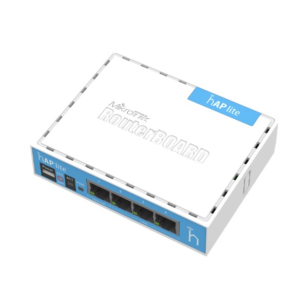 MikroTik hAP Lite with desktop enclosure (RouterOS L4) (EU)