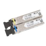 MikroTik Pair of SFP modules, S-35LC20D (1.25G SM 20km T1310nm/R1550nm) + S-53LC20D (1.25G SM 20km T1550nm/R1310nm)
