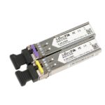 MikroTik Pair of SFP modules, S-45LC80D (1.25G SM 80km 1490nm) and S54LC80D (1.25G SM 80km 1550nm)
