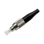 FC / UPC connectors for 3mm SM, Black