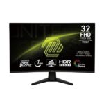 MSI MAG 32C6X 250Hz 1ms HDR 31.5" 1500R CURVED ARSENAL GAMING MONITOR