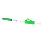 LC / APC connectors for 3mm SM, Green