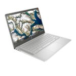 HP 67U94UA#ABA Chromebook 14A-NA1083CL, Celeron N4500, 128GB SSD, 4GB DRR4, 14.0 Inch, 1920x1080, Intel UHD Graphics, Chrome OS, Silver Laptop - Image 3