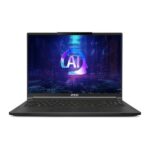 MSI 9S7-15FK15-002 Stealth A16 AI+ Copilot+PC, AMD Ryzen AI 9 HX 370, 1TB SSD, 32GB DDR5, 16.0 Inch, 2560x1600, Nvidia GeForce RTX 4070 8GB, LAN, Black, W11H Gaming Laptop