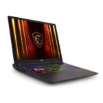 MSI 9S7-15M351-297 MSI Vector 16 HX Ai, Intel Core Ultra 7 255HX, 512GB SSD, 16GB DDR5, 16.0 Inch, 1920 x 1200, Nvidia GeForce RTX 5070Ti 12GB, W11P, Grey Gaming Laptop