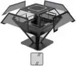 AZZA DIAMOND 812 Black Gaming Case - Image 3