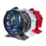 Mars Gaming Mcorb Premium Custom Micro-Atx Case, Dual Glass, Round Shape