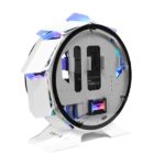 Mars Gaming Mcorb Premium Custom Micro-Atx Case, Dual Glass, Round Shape - Image 2