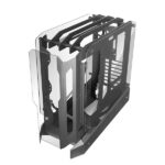 Mars Gaming Mc-Edge, Open Air Atx Computer Case, Triple Tempered Glass Panels, Black
