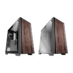 Mars Gaming Mc-Woodc, Atx Case, Wooden Front Panel & Chromed Glass Side Window, 120Mm Fdb Rear Fan, Dual Chamber Design - Image 2