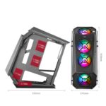 Marsgaming Mc51 Premium Atx Case, 5X 12Cm Argb, Remote Rf, Glass, Black - Image 2