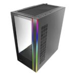 Mars Gaming Mc-Ultra Xxl Premium Custom E-Atx Case, Argb Dual Stripes, Dual Vertical Chamber, Black, White - Image 4