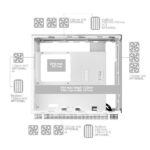 Mars Gaming Mc-Nova3, E-Atx Computer Case, 3D Frameless Continuous Chromed Glass Panels, Full Liquid Cooling Support - Image 3