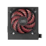 Mars Gaming Psu Mpiii 750W,Maximum Silence With The New Ai-Rpm Technology. 99% Digital Apfc Efficiency, 85% Electrical Efficiency, Extra-Long Black Flat Cables,Black, 12Cm Si Copper Fan