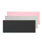 Mars Gaming Mmp224, 880X330Mm Xxl Gaming Mousepad, Rainbow Line Edge Design, Nano-Textile & Non-Slip Natural Rubber Base