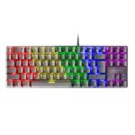 Mars Gaming Mk80 Mechanical Tkl Keyboard, Frgb Chroma, Anti-Dust Red, Black, Us