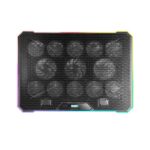 Mars Gaming Mnbc13, Argb Notebook Cooler & Stand, 13X Fans, Lcd Control Screen, Phone Holder, Up To 17" - Image 2