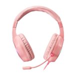 Mars Gaming Mh122 Frgb Headphones+Mic, Hifi, Noise Cancel, Universal Compatibility, Pink - Image 2