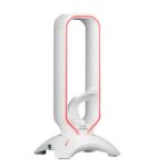 Marsgaming Mhhpro 3In1 Control Rgb Headset Holder +Mouse Bungee +2Xusb3.0 White - Image 2