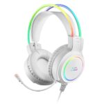 Mars Gaming Mhrgb Chroma 360 Headphones+Mic, Ultra-Light, Pc/Ps4/Ps5/Xbox, White