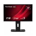 ViewSonic VG2448 24'' Full HD Monitor| IPS Technology| Advanced Ergonomics | 5ms GTG Response time | Built-in Speakers | Flicker-Free technology | Blue Light Filter | Eco friendly | tilt, swivel, & height adjustment |60 Hz| Resolution:1920x1080| 4 USB-A |1 USB-B| VGA | 1 HDMI | 1 Display Port