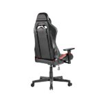 Mars Gaming Mgc-Pro, Professional Gaming Chair, Square Armrest, Neck + Back Soft-Touch Cushions, Leatherette, Red - Image 3