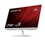 ViewSonic VA2430-H-W-6  24'' Full HD Monitor |White | Borderless Design | Flicker-Free | Blue Light Filter | Low Energy Consumption |60 Hz| Resolution:1920x1080 | 1 VGA | 1 Audio | 1 HDMI - Image 2