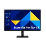 Samsung Essential 27'' Monitor S3 S30GD| IPS Technology||5ms Response Time| Resolution: 1920x1080| Black| Eye Saver mode & Game Mode Feature| 100 Hz | Contrast Ratio:1000:1|Viewing Angle 178˚| 1 HDMI, 1 VGA