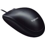 Logitech Wired Mouse USB M90 Black
