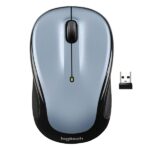 LOGITECH M325s Wireless Mouse, 2.4 GHz USB Receiver, Any Hand, 5 buttons Grey