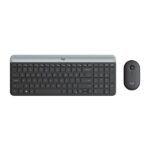 Logitech Wireless Combo MK470 Slim Nano Receiver Black EN/AR