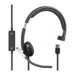 Logitech Pro Headset Wired Mono H650e USB with Noise-Canceling Mic in-line Controls - Image 2
