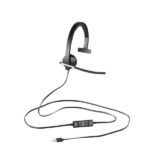 Logitech Pro Headset Wired Mono H650e USB with Noise-Canceling Mic in-line Controls