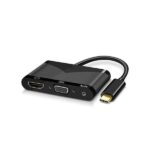 CABLE USB-C TO VGA/HDMI/AUDIO