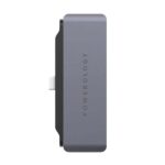 Powerology 4 in 1 USB-C Hub (USB 2.0 , 60W USB-C Power Delivery Charging, HDMI Supports 4k , 3.5mm Aux Input, Aluminium Frame
