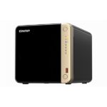 QNAP 4-Bay desktop NAS, Intel® Celeron® N5105/N5095 quad-core, 8 GB onboard not expandable, 4 x 3.5"/2.5" SATA 6Gb/s drive bays, 2 x M.2 2280 PCIe Gen 3 x1 slots, 2 x 2.5GbE, 1 x HDMI 2.0, 1 x PCIe Gen3 x2 slot, 2 x USB 3.2 Gen 2 Type-A + 2 x USB 2.0 - Image 2
