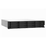 QNAP 12-Bay AL324 quad-core 1.7 GHz rackmount NAS with 250W redundant PSU, 4GB DDR4 UDIMM RAM (max 16GB), SATA 6Gb/s, 2x 10GbE SFP+, 2x 2.5GbE, 1x PCIe Gen2 x2 slot - Image 3