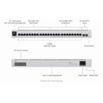 Ubiquiti Enterprise 24-Port, Layer 3 Switch, 12-GbE PoE+, 12-GbE PoE+ (2.5G), 2-SFP+ (10G) - Image 4