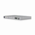 Desktop UniFi Cloud Gateway with integrated WiFi 6 and PoE switching. Dream Machine Pro Max, 10G Cloud Gateway with 200+ UniFi device / 2,000+ client support, 5 Gbps IPS routing, and redundant NVR storage - Image 2