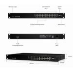 UbiquitI EdgeSwitch, Layer 2/3, 24-GbE PoE+, 2-SFP, 250W - Image 4
