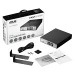 ASUS GP-108 8 Port Gigabit POE/POE+ Unmanaged Desktop Switch - Image 3